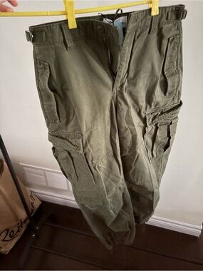 Olive Green Cargo Pants